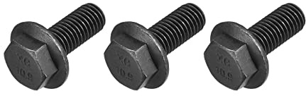 METALLIXITY 3Stk Geflanscht Sechskant Kopf Bolzen M12x30mm Schraube | Sechseck Gezackt Flansch Bolzen Voll Gewinde, Für Haus Bauwesen Hardware Verschlüsse