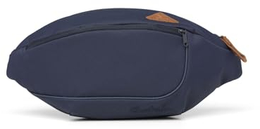 satch Cross Bauchtasche Hip Bag für Teenager mit Zwei Fächern Pure Navy - Dunkelblau