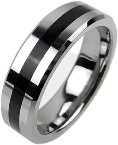 VIHEEVA Magische Requisiten Magischer starker magnetischer Ring für professionelle Zauberer Requisiten Bühne Zaubertricks Zauberringe Zubehör (schwarz/Silber, 20 mm)