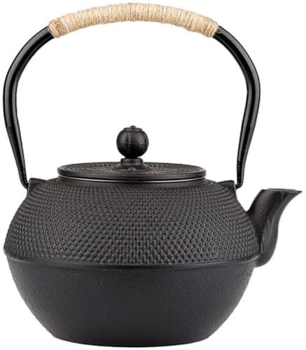 Muteitt Japanese Tea Kettle 1200ml Cast Iron Teapot Japanese Tetsubin Tea Kettle for Stove Boiling Hot Water Tea