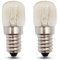 EASYIVY Bombilla para Horno E14, Bombilla Horno 300 Grados E14 T22 Regulable 80LM para Horno, Microondas, Nevera, Lámpara de Sal, Blanco Cálid 2700K, 2 Unidad