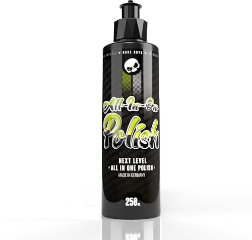 NUKE GUYS Autopolitur mit Versiegelung | 250ml Politur zur Beseitigung leichter Kratzer mit Hochglanz Finish und Schutz | Auto Lackpolitur für alle Lackfarben