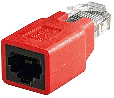 Goobay 68912 RJ45 Adattatore Modulare, Crossover, CAT 5e