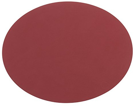 Lind DNA (982219) TABLEMAT, Tischmatte, rot oval 35 x 46 cm, 1 Stück