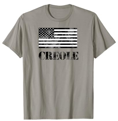 Faded American Flag Creole TShirt T-Shirt