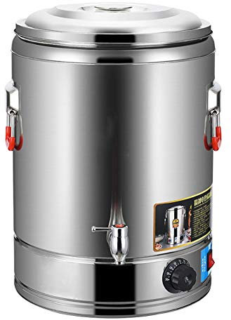 Dispensador de Agua Caliente, Hervidor de Agua Eléctrico de 30L/40L con Grifo, Dispensador Bebidas Electrico Termos Jarra Térmica Barril Aislado Hervidor de Bebidas, Jarras para el Té y el Café