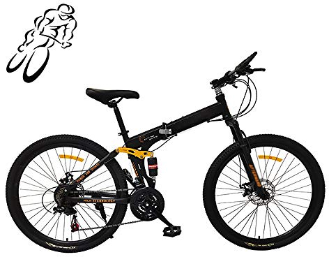 Faltbares Fahrrad, Unisex Fahrrad Klappfahrrad,faltbares Sport- / Mountainbike/ultraleichte tragbare Klapprad, faltbares Sport- / Fitness im Freien/Freizeitradfahren /26 inches