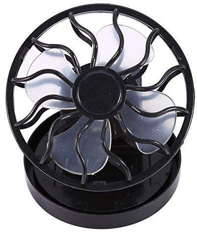 Haofy Solarbetriebener Ventilator, elektrischer Mini-Solarventilator zum Aufstecken Klimaanlage Kühlzellenventilator Travel Camping Wandern Kühlventilatoren