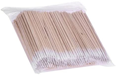 DierCosy Bastoncini da tampone in Cotone, Tatuaggio di Cotone a Punta Microblading Tattoo Permanenti Forniture permanenti Stick Applicatore per Trucco monouso 300 Pezzi, tamponi di Cotone Appuntiti