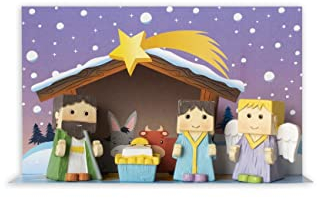 Fratelli Bonella | Presepe in resina a 4 pezzi | Made in Italy