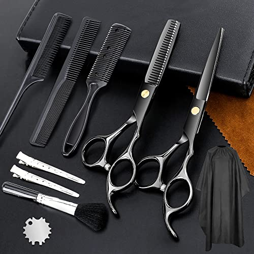 Professionelle Friseurschere, Friseurschere & Schere, Ausdünnen, 12 Stück Friseurscheren