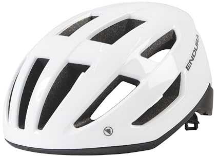 Endura Unisex Erwachsene Xtract MIPS® Helm | Geformte Konstruktion | Rennrad | Atmungsaktiv | Verstellbar Helm, Weiß, M-L