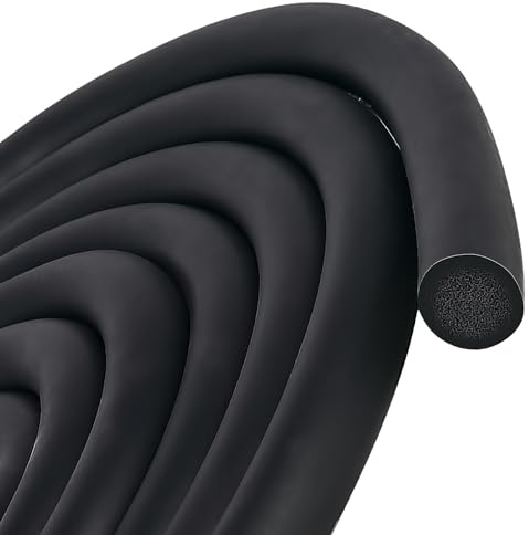 SDLDEER PE Rundschnur 16 mm X 5 m EPDM Fugenfüllprofil | Dichtschnur Fugenabdichtung und für die Nahtdichtung von Türen und Fenstern, Wänden und Decken
