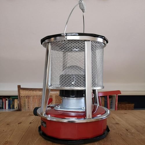 BUNIQ Chauffage Non électrique for Espace de Camping, poêle à kérosène, brûleur réglable, Puissance de feu, cuisinière à gaz raffiné, for Camping en Plein air (Size : Red4.6L)
