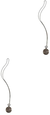 GALPADA 2stücke Vintage Snake Hollow Taschenuhr Mit Kette Für Kreative Dekoration Robuste Retro-Uhr Für Zuhause Und Büro Für Schlangen-Zodiac-Fans Klassisches Design Langlebiges