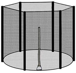 BUUNHI Trampolinzubehör 6/8/10/12 füße Trampolin Ersatz Net Zaun Gehäuse Sicherheit Mesh Netting Anzug Springen Pad Fitness Zubehör Trampolin Ersatzteile(6Feet 1.83M)