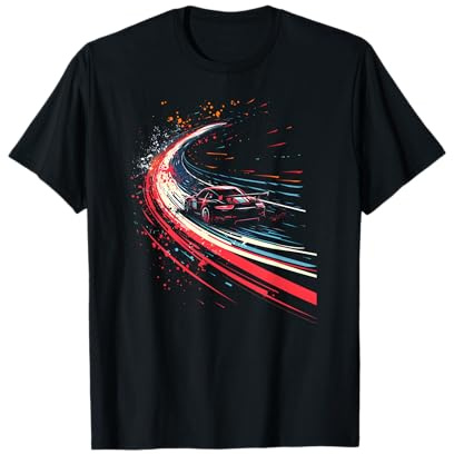 T-Shirt Splash pour Fan de Voiture de Course T-Shirt