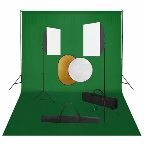 ShGaxin Kit per Studio Fotografico con Set Luci, Fondale e Riflettore,Studio Foto,Fotografia,Illuminazione e Studio,Luci e Flash da studio-3067054