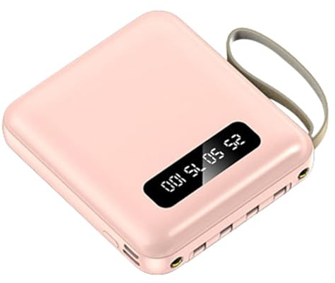 Banca Del Caricatore Portatile - Pacchetto Caricatore Portatile Da 5000 Mah Per Telefono Cellulare | Power Bank, Banca Batteria A Ricarica Rapida, Pacchetto Caricatore Compatto Con Display