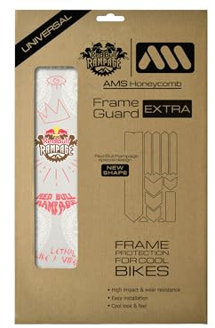 Protezione telaio bicicletta MTB Red Bull Rampage Freeride | Protezione adesiva telaio bici modello extra con 10 protezioni | Protegge la tua bici da graffi e urti