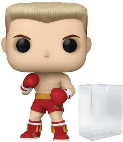 POP Filme: Rocky – Ivan Drago Funko Vinyl-Figur (zusammen mit kompatibler Box-Schutzhülle), mehrfarbig, 9,5 cm