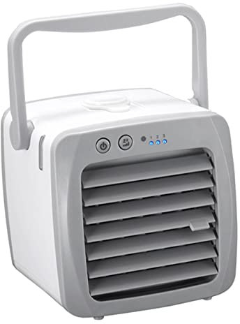 TOPBATHY 2 Piezas Mini Enfriador De Aire Ventilador Acondicionador Mini Ventilador Enfriador De Aire De En Miniatura De Verano Usb El Plastico