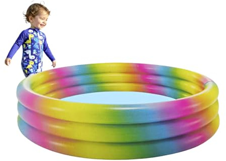 Piscina Hinchable (168x38cm) Infantil y Adultos, Piscinas para Niños Bebés y Adultos, Jardín Exterior o Interior, Fabricado en Vinilo Resistente, (168x38cm.M)