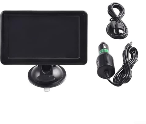 Navigatore GPS per auto facile da usare con uno schermo trasparente da 5 pollici e supporto per mappe dell'Europa (8 GB di memoria)