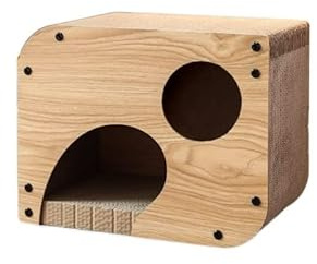 DTACBNEUZ Rascador para Gatos Rascador for Gatos, Forma de Agujero de árbol for Mascotas, casa Nido, Juguete Vertical for Gatos, Suministros for Mascotas para Gatos de Interior