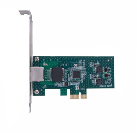 ZEPFJHE Adaptador de tarjeta de red Gigabit Ethernet PCIE Internet Ethernet Gigabit para PC de escritorio de metal