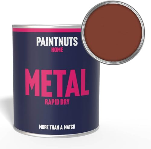 Paintnuts Pearl Copper (RAL-8029) Rapid Dry Metal Paint, Matt Finish 500ml