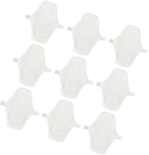 Toalla Sanitaria Lavable 9 Piezas de Algodón Blanco
