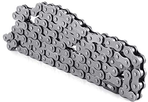 Cadena de motor de 80 cc, cadena de motor de acero inoxidable, cadena de bicicleta Kit de bicicleta motorizada Características estables para bicicleta motorizada de 49 cc 60 cc 66 cc 80 cc