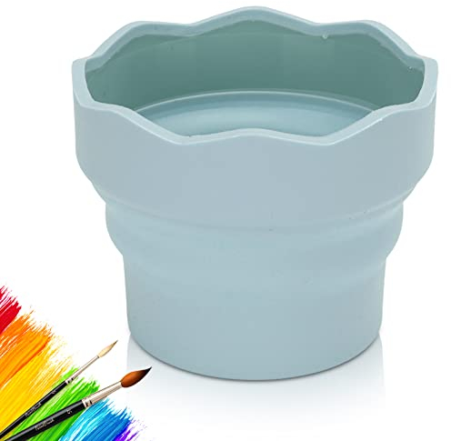 Paint Brush Cleaner,Makeup Brushes Cleaner Paint Brush Cleaner Rinse Cup,Artist Brush Cleaning Bucket Multifunctional Brush Washer Box Oil Paint Brush Cleaner for Oil Painting Watercolor Acrylic