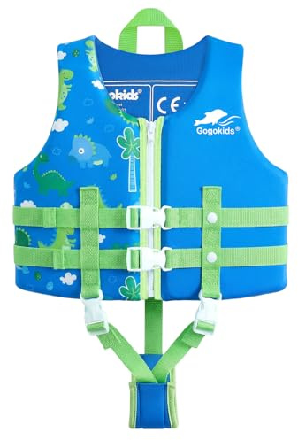 Gogokids Schwimm Weste Kinder Schwimmjacke Kleinkind - Badeanzug Assist Bademode für Mädchen und Jungen Neopren Schwimmen Jacke für 1–9 Jahre/ 15-30kg
