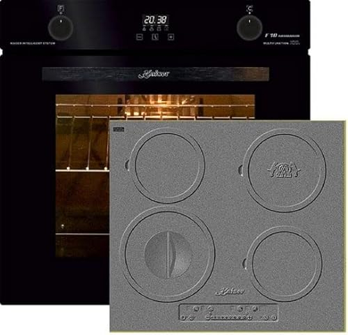 aiser Set de cuisinières EH 6367+KCT 6705 RI - Four électrique - Autarque - 79L - Tourne - Four encastrable - 10 fonctions + plaque de cuisson à induction 60 cm