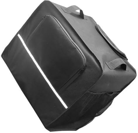 Homoyoyo Housse Étanche pour Générateur Portable 17,7x14,5x15 Pouces, Protection Extérieure Anti-Pluie et Anti-poussière, Abri pour Générateur Solaire Poches Latérales Pratiques