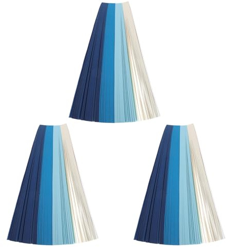 WRITWAA Strisce di Carta Origami Colorate a Forma di Stella Sfumata, 1560 Pezzi per Decorazioni Fai da Te, Carta Pieghevole e Artigianato Creativo
