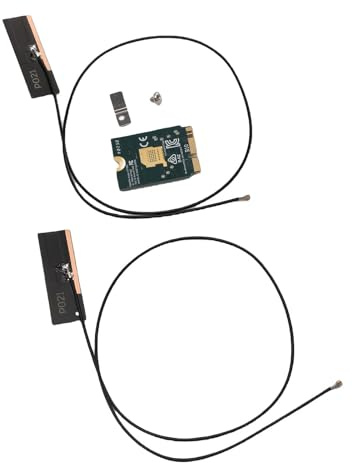 Kikumi Tarjeta Inalámbrica WiFi 6E, M.2 NGFF 4200Mbps Triple Banda 2.4GHz 5GHz 6GHz con Cifrado BT5. MU MIMO WPA3, para Computadora Portátil 10 11