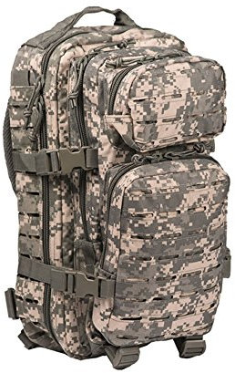 Mil-Tec US Assault Rucksack 20 Liter Laser Cut Camouflage At-Digital