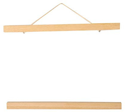 Fdit Poster Frame Magnetische Poster Frame Kleiderbügel hängen Kit Light Wood Holzrahmen Kleiderbügel für Foto Picutre Leinwand Kunstwerk Kunstdruck mehrere Größen optional MEHRWEG VERPAKUNG(2#)