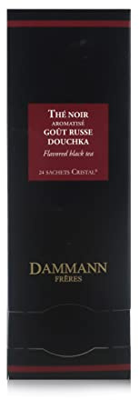 Dammann Goût Russe Douchka - Thé noir aux agrumes et bergamote, 24 sachets cristal - Dammann Frères