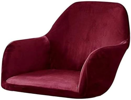 WWQQKJ Stuhlbezug Büro Esszimmer Küche Modern 1/2/4 Stück Stuhlbezug Samt Stuhlhussen mit Armlehnen Stretch Universal Stuhlbezug Sessel(Large,4pcs)