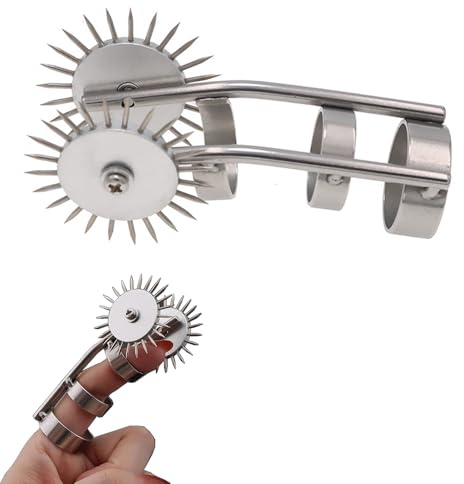 Stimolatore Clitoride e Capezzoli con Fingerlinge - Massaggiatore SM Impermeabile per Donne e Coppie