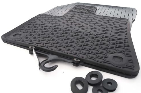 Gummimatten kompatibel mit Citroen Berlingo III ab 2018> Gummi Fußmatten Passgenau Automatten Matten 2-teilig Vorn