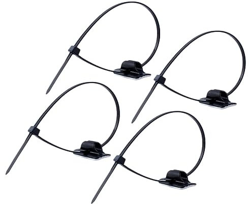 POPETPOP 4pcs Road Bike Brake Cable Fixed Clamp Conversion Seat Tubing Clip Tube Cable Tie Mounts