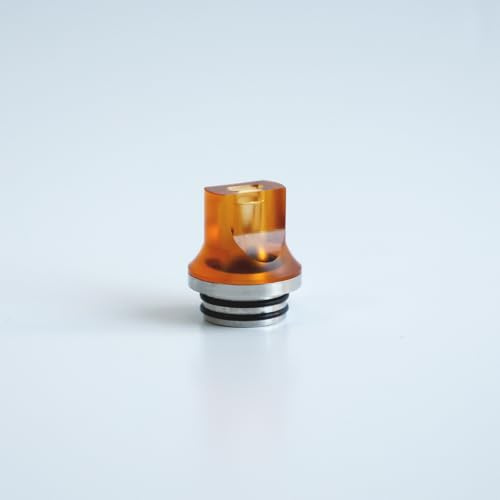 WratryParts Embouts buccaux de rechange universels larges et plats 810 pour atomiseur de réservoir RTA (jaune)