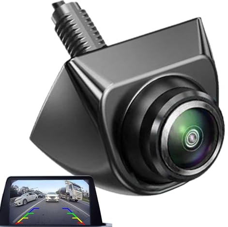 Fotocamera Vista Di Soccorso - Cam Parcheggio Auto con Lente di Visione HD, Supporto Impermeabile | Sensore di immagine grandangolare, di inversione per la Sicurezza dei Vehi