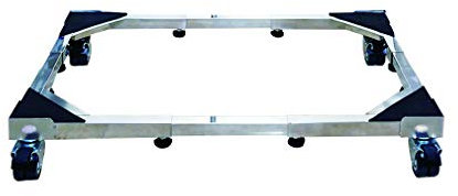 DFGHNBVC Washing Machine Base Fridge Freezer Wheels Heavy Duty Movable Washing Machine Base With 4X2 Wheels Telescopic Tumble Dryer Holder Stand Refrigerator Cabinet Large Bearing,A4Wheels