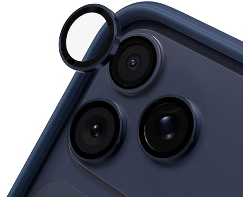 RHINOSHIELD Protections pour objectifs photo compatible avec [iPhone 17 Pro / 17 Pro Max ] Verre Trempé 9H | Résistant aux chocs et aux rayures, haute transparence, protection contre les éclats – Bleu